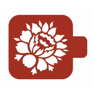 Трафарет М9Фл-058 "Фантазийный цветок" Event Design, 9х9 см